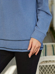 Casual Crew Neck Sweatshirt for Women