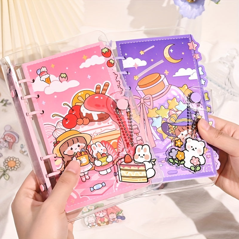 Transparent Diary Loose leaf Book Removable Journal Book Good Notepad