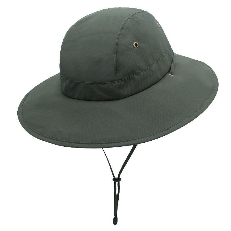 Wide Brim Waterproof Fisherman Hat Sunshade Outdoor Summer Hat