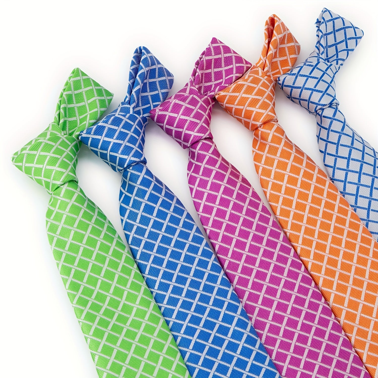 Men's Rainbow Jacquard Tie for Party Business