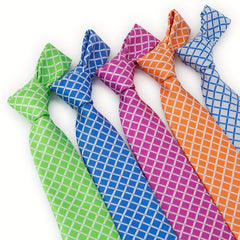 Men's Rainbow Jacquard Tie for Party Business