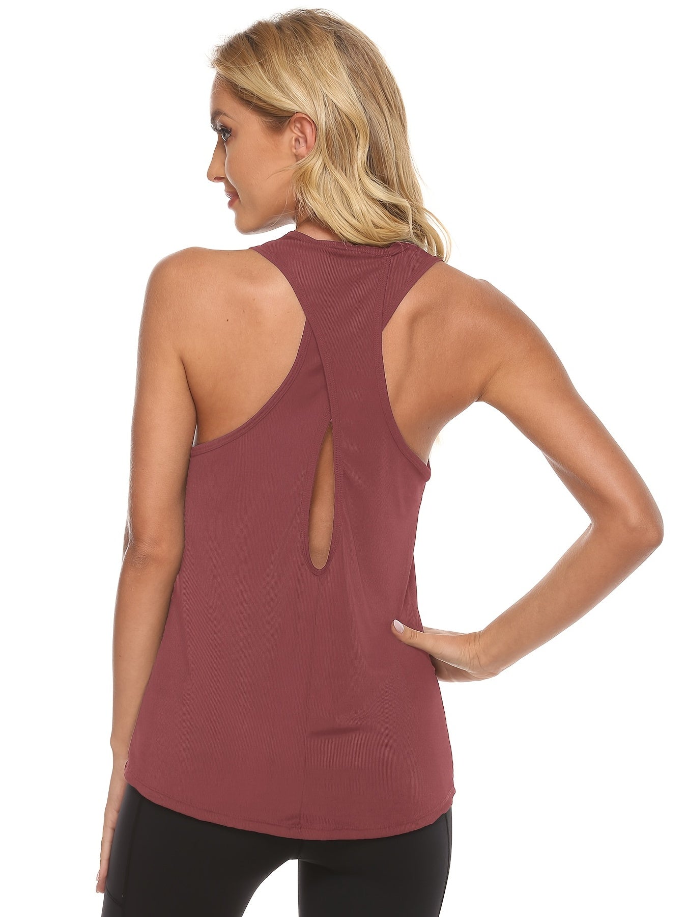 Stretchy Racer Back Workout Tank Top