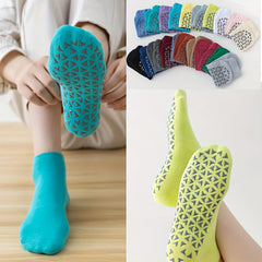2 Pairs Soft Yoga Socks Moisture Wicking Casual Ankle Socks