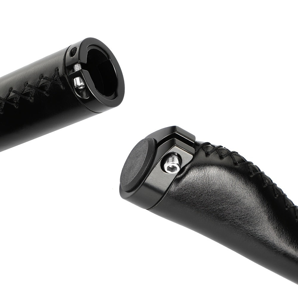 Leather Mountain Bike Grip Ergonomic Bike Grip Bicycle Accessories