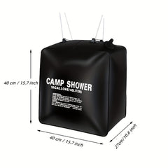 40L Solar Shower Bag w/ On/Off Switch Shower Head - Camping, Beach