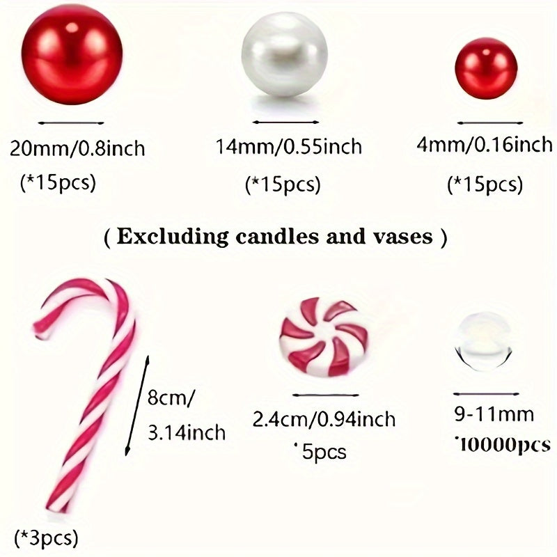 Heart Shaped Pearl Vase Filler for Wedding Birthday Christmas