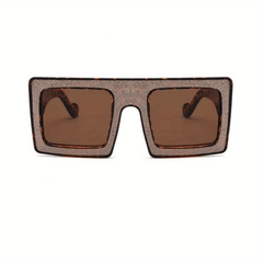 Men's Oversized Sun Protection Sunglasses Square AC Glasses
