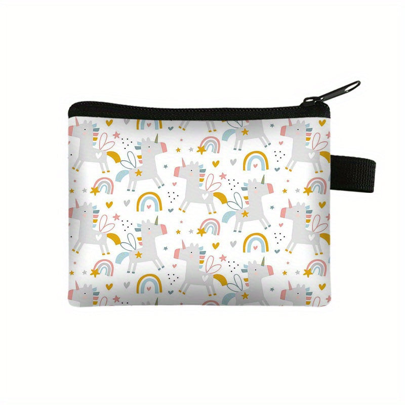 Cartoon Unicorn Coin Purse Girls Gift Coin Bag