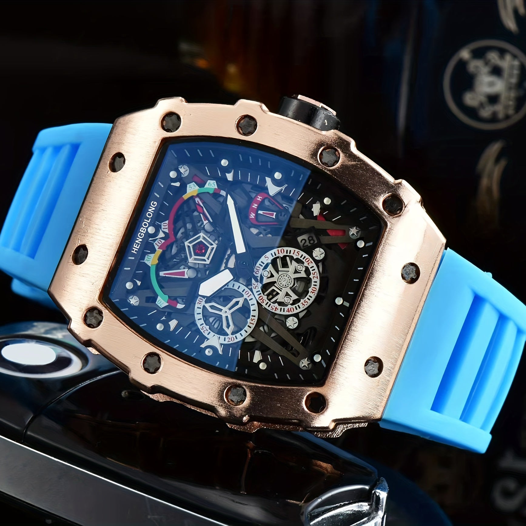 Kids Quartz Barrel Watch Pointer Alloy Wristwatch Men's Accessories