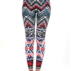 Floral Print Skinny Stretchy Leggings High Waist Yoga Leggings