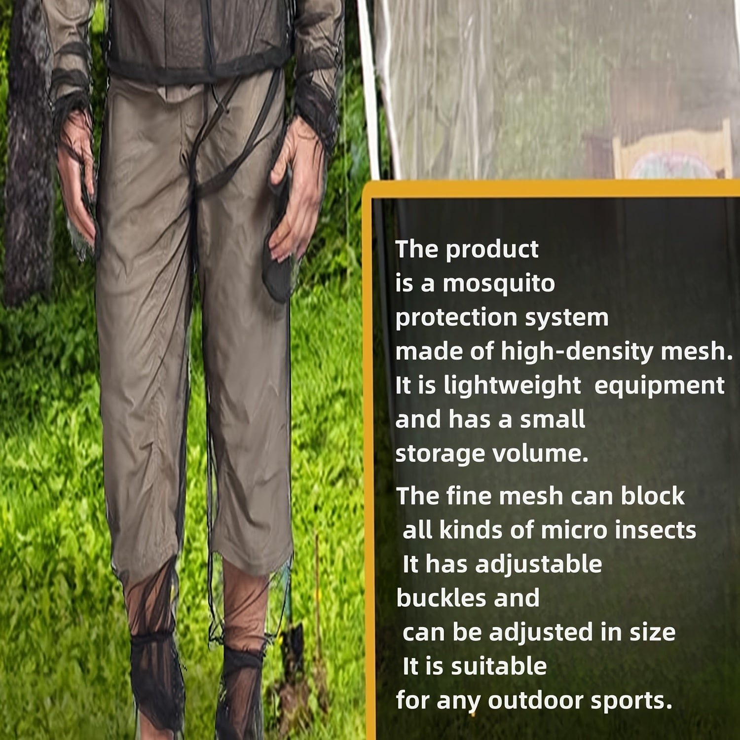 Anti Mosquito Mesh Pants With Carrying Bag