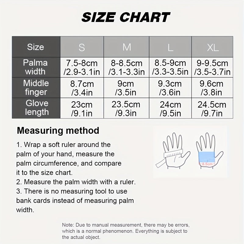 Winter Thickened Waterproof Velvet Gloves for Outdoor Activities