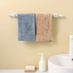 1pc Spring Loaded Curtain Rod Extendable Telescopic Tension Pole Shower Rail