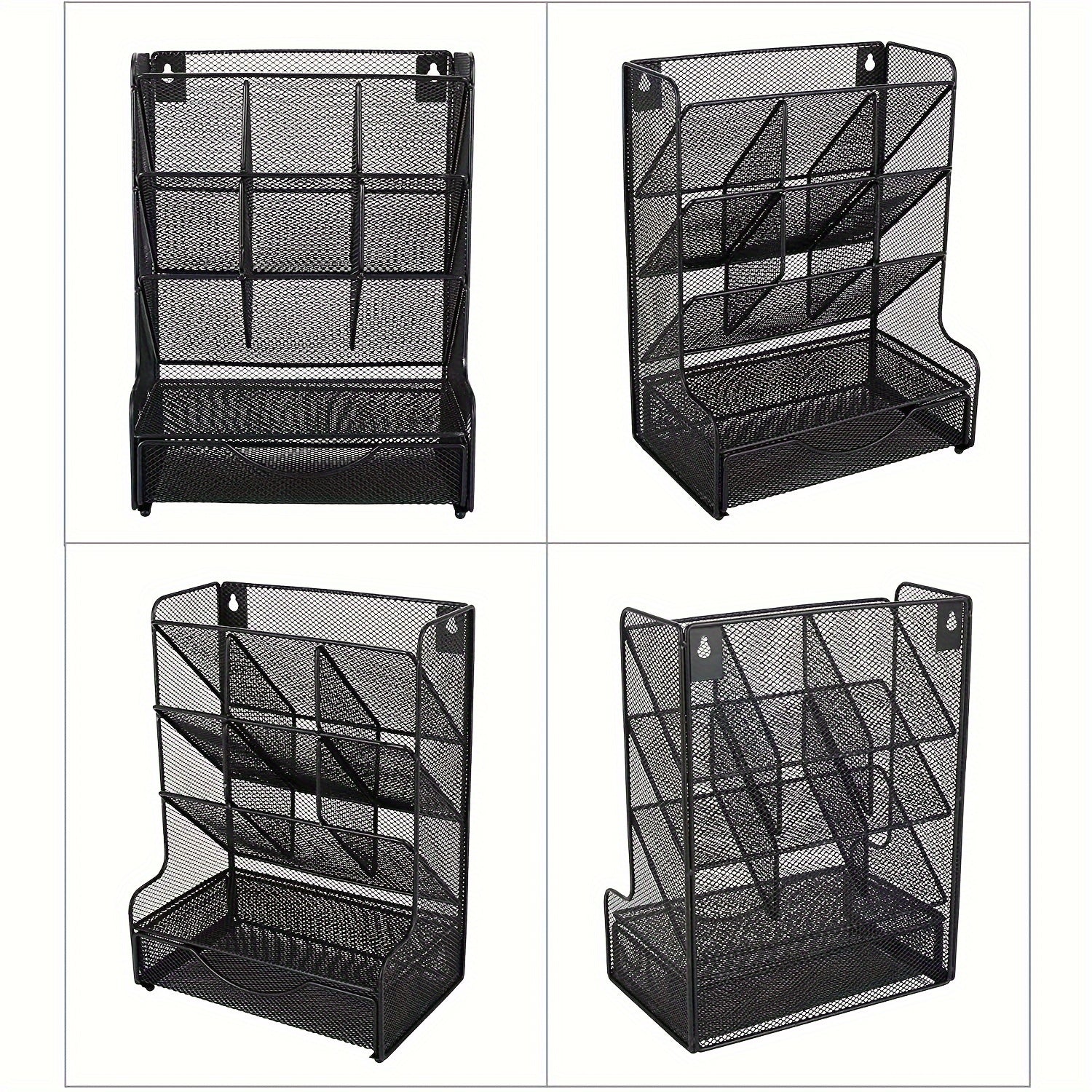 Office Pen Storage Rack Desk Pen Box Office Stationery Sorting Box