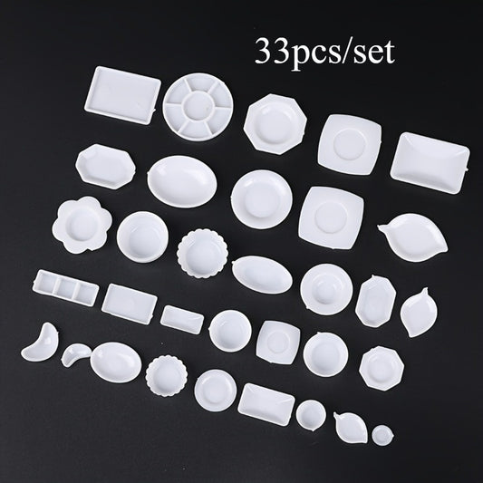 33pcs Mini Cutlery Scene Decorations Set