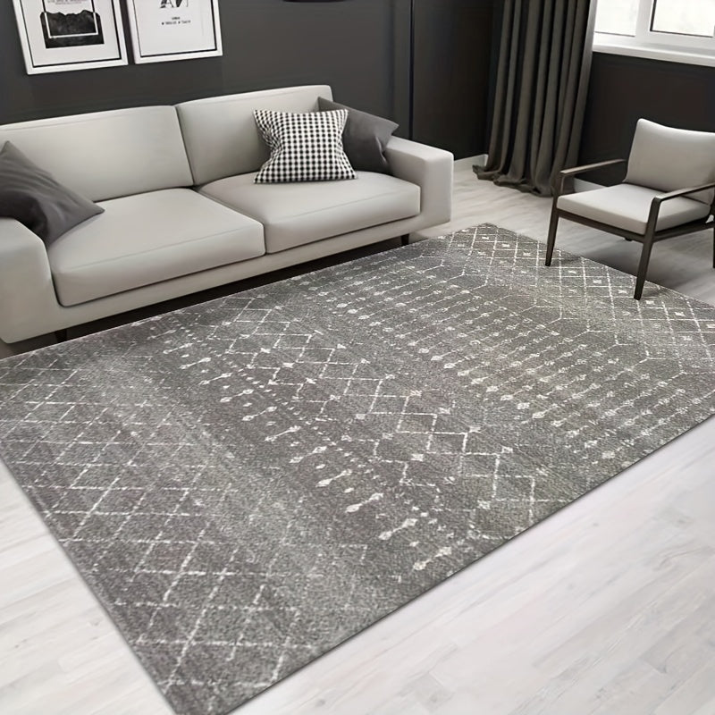 Moroccan Area Rug Soft & Anti Fatigue Machine Washable