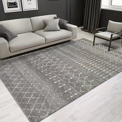 Moroccan Area Rug Soft & Anti Fatigue Machine Washable