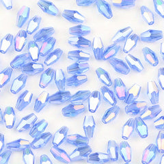 100pcs 3x6mm Double Cone AB Glass Beads for DIY Jewelry