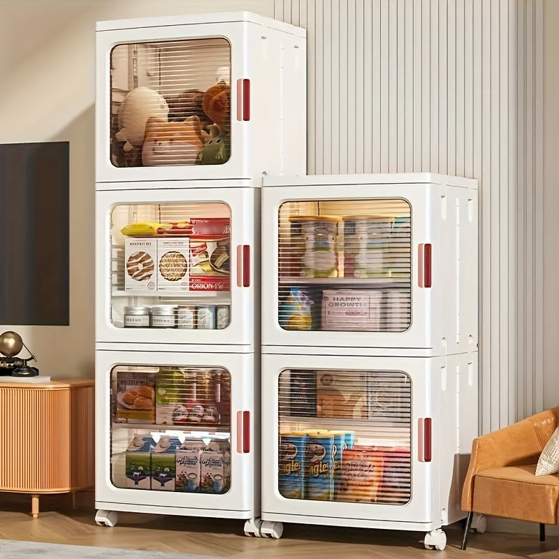 Storage Cabinet - Clothes Toy Plastic Snack Organizer B