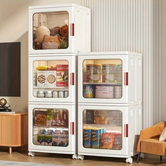 Storage Cabinet - Clothes Toy Plastic Snack Organizer B