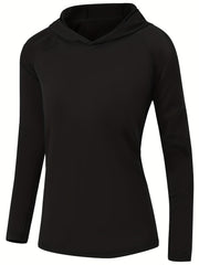 Women's UPF 50 Sun Protection Hoodie Shirt Lightweight Fishing Hiking UV Shirt