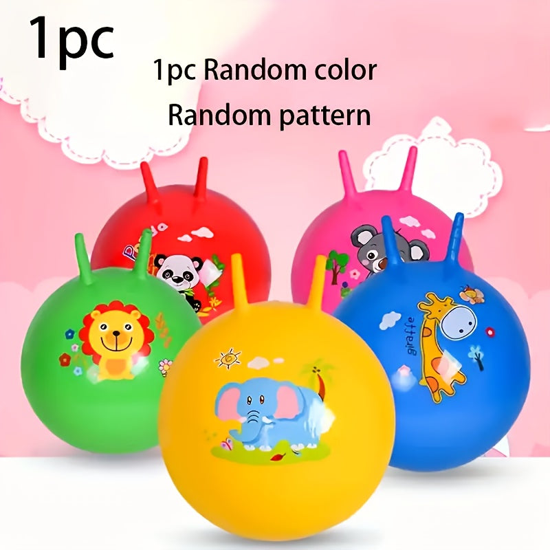 Kids' Bouncing Ball with Handle for Indoor & Outdoor Play