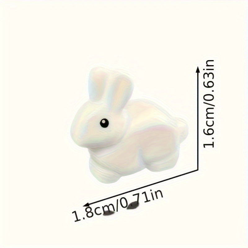 4pcs Rabbit Shaped Building Blocks Set, Animal Farm Theme for Kids 6-8 Years