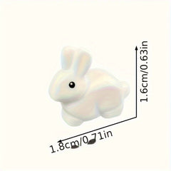 4pcs Rabbit Shaped Building Blocks Set, Animal Farm Theme for Kids 6-8 Years