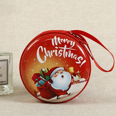 Christmas Cartoon Zero Wallet Adornment Toy Gift Santa Claus Snowman Savings Can
