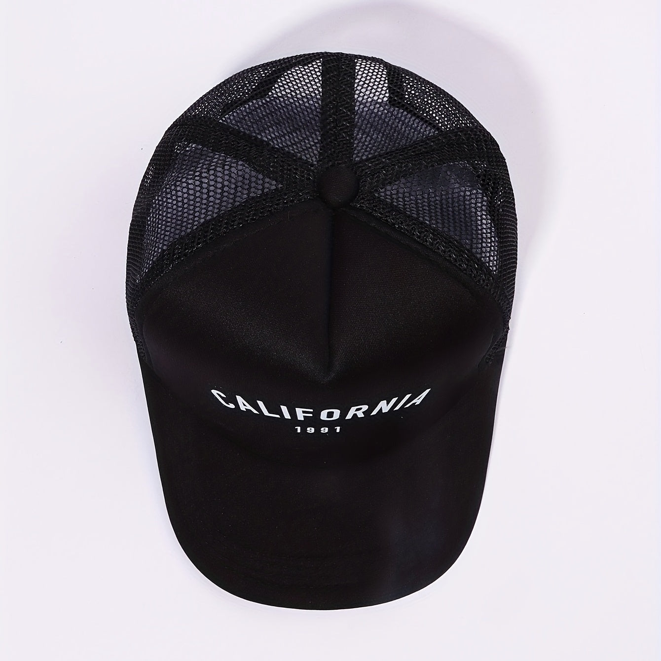 CALIFORNIA 1991 Printed Trucker Hat Mesh Baseball Cap Unisex
