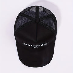 CALIFORNIA 1991 Printed Trucker Hat Mesh Baseball Cap Unisex