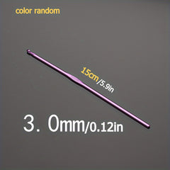 1pc Crochet Hooks High Coloured Aluminum Hook Needles Knitting Needles