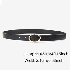 3pcs Classic PU Leather Casual Jeans Belts Girls Accessories
