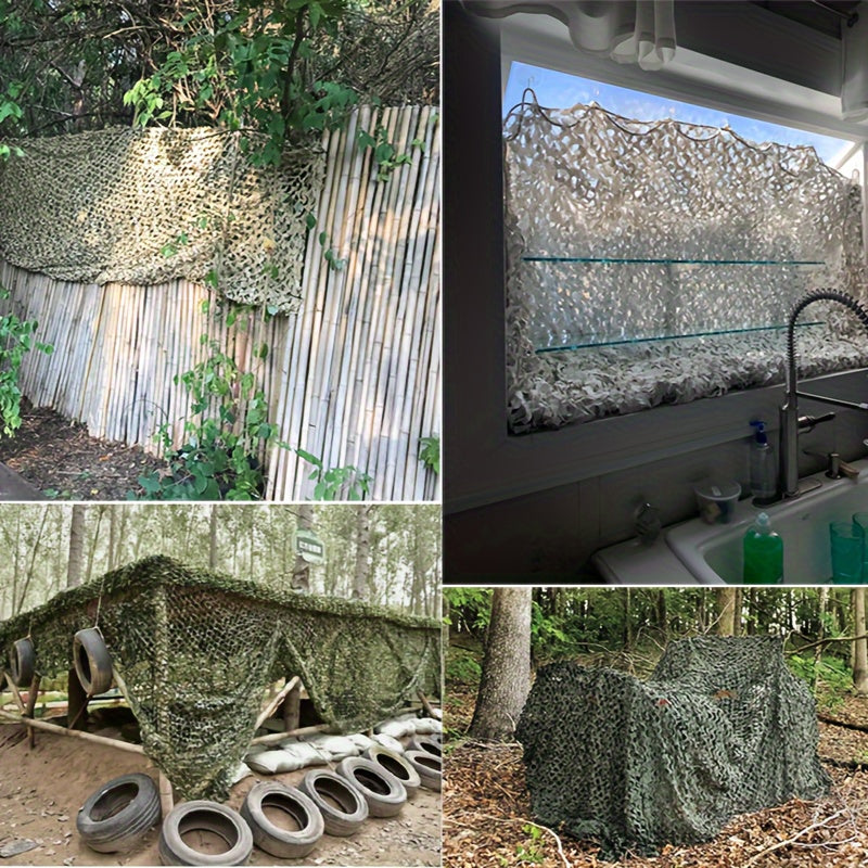 Camouflage Netting Bulk Roll Blinds Sunshade Mesh for Camping Car Sun Shelter