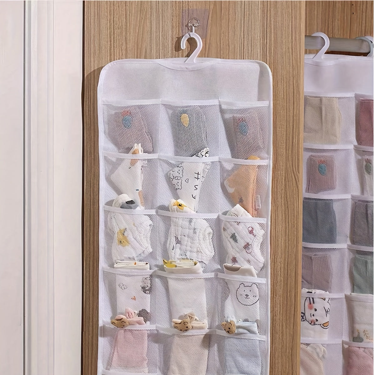Large Over the Door Organizer Socks Underwear Bag
