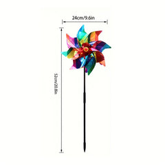 Reflective Laser Windmill Bird Repellent Devices Rainbow Pinwheels