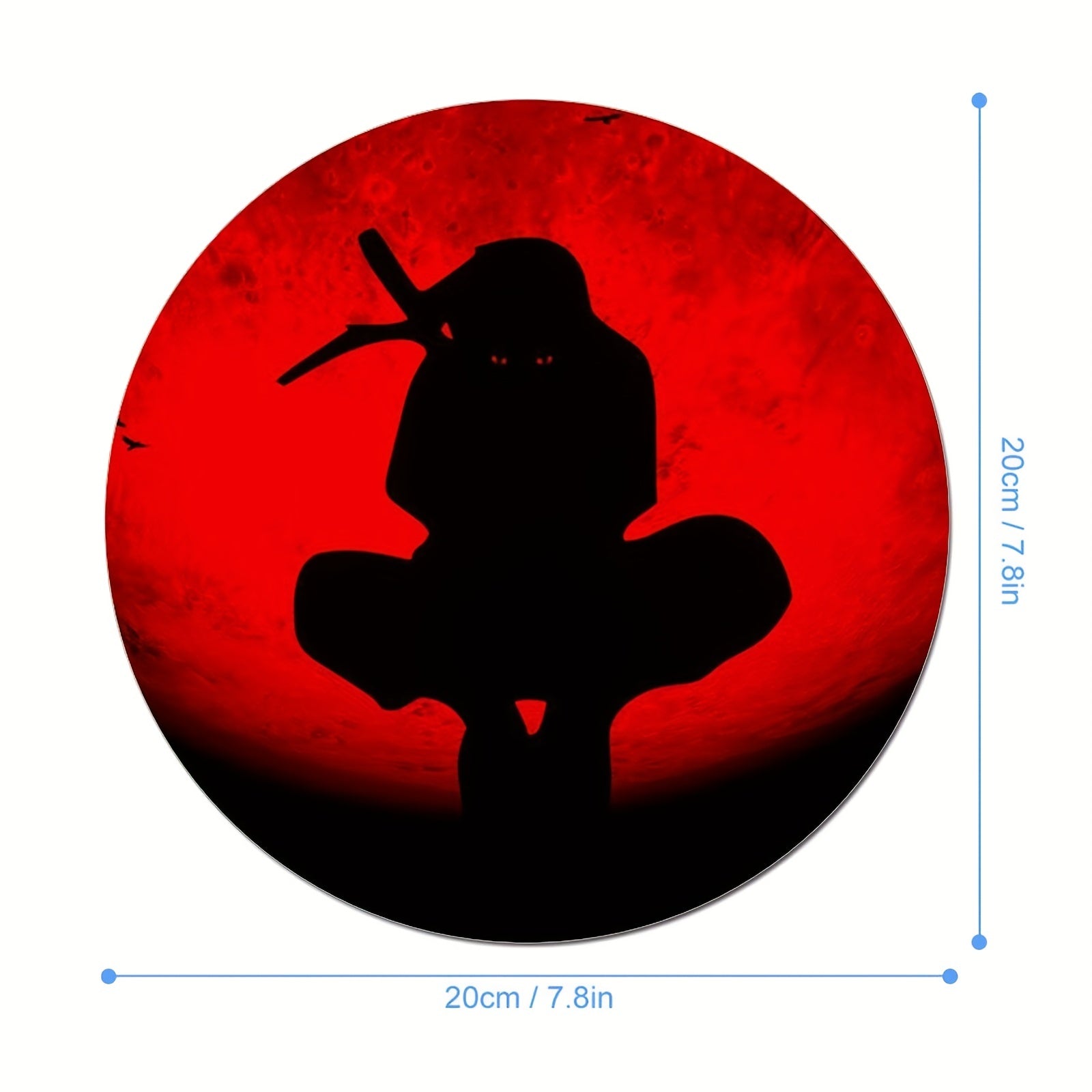 Personalized Round Gaming Mouse Pad for Women, Girls - Non-slip Rubber Mouse Mat