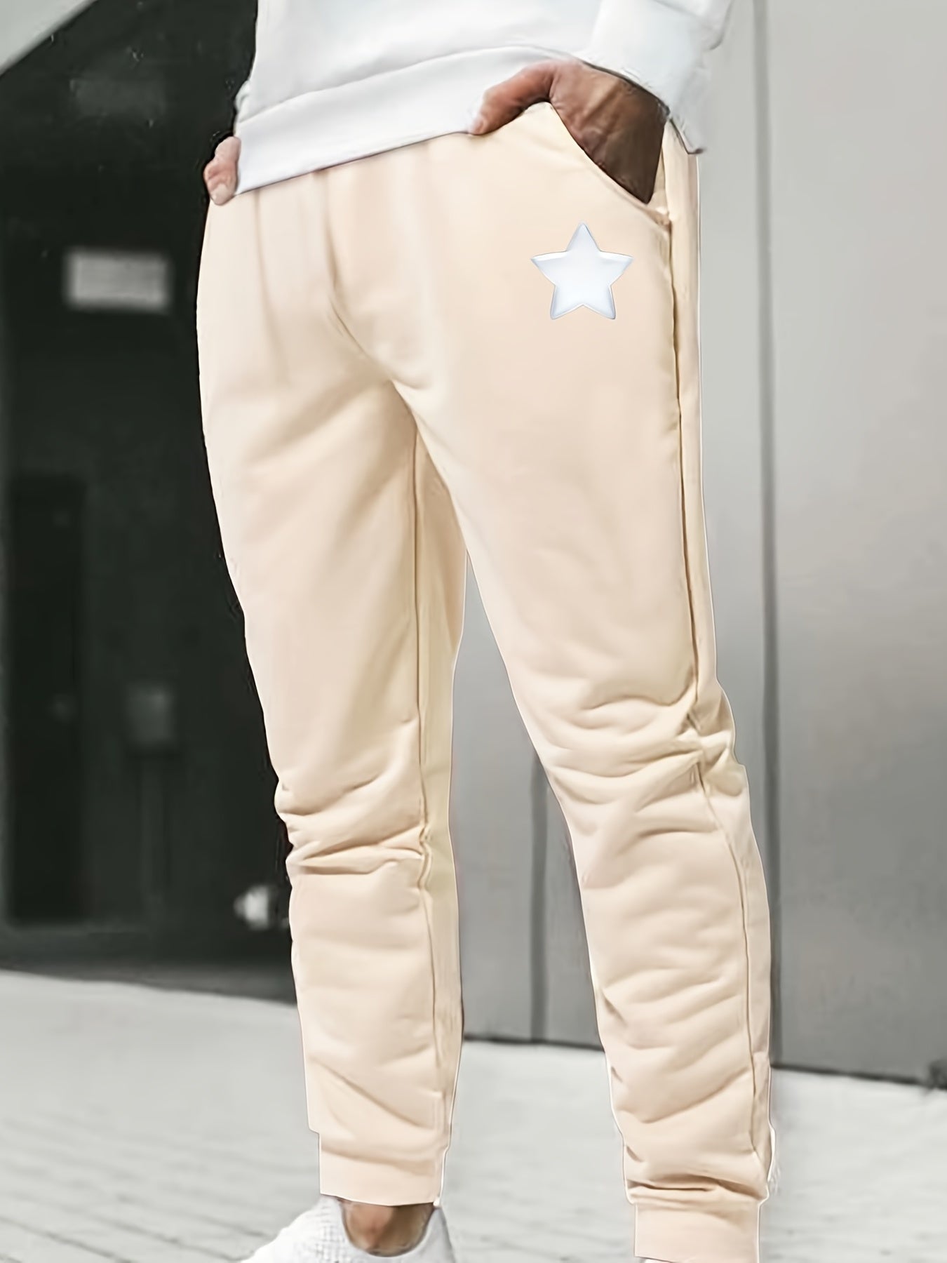 Little Star Print Men's Sports Pants Casual Jogging Trousers Comfortable Joggers