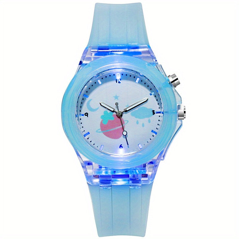 Glow Rabbit Kids Watch with Silicone Strap