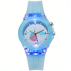 Glow Rabbit Kids Watch with Silicone Strap