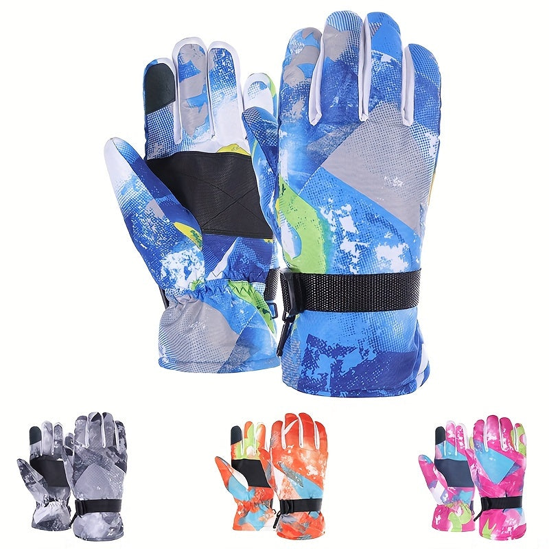 Winter Windproof Skiing Gloves Waterproof Warm Gloves
