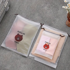 Portable Shoe Drawstring Storage Bag Dust Proof Shoe Packing Bag