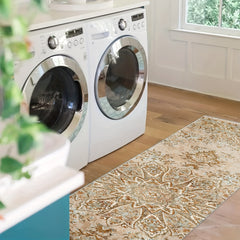Vintage Floral 2'X10' Soft Kitchen Laundry Rug Long Oriental Hallway Rug