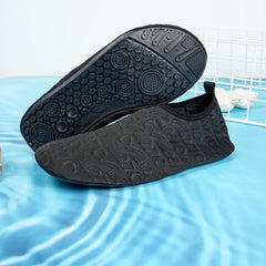 Women's Flower Embossed Water Socks Lightweight Beach Shoes