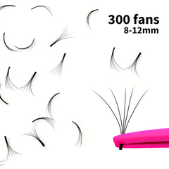 5D Fan-Shaped Premade Eyelash Fans for Salon Use