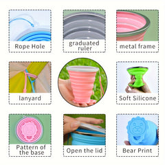 Portable Collapsible Water Cup Mouthwash Cup