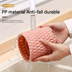 360 Rotating Cosmetic Brush Storage Bucket Desktop Organizer