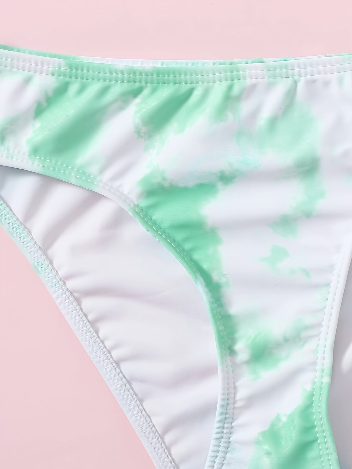 2pcs Tie Dye Bikini Girls Swimsuit Set Summer Swimwear Gift