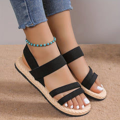 Women's Flat Sandals Ankle Strap Outdoor Shoes