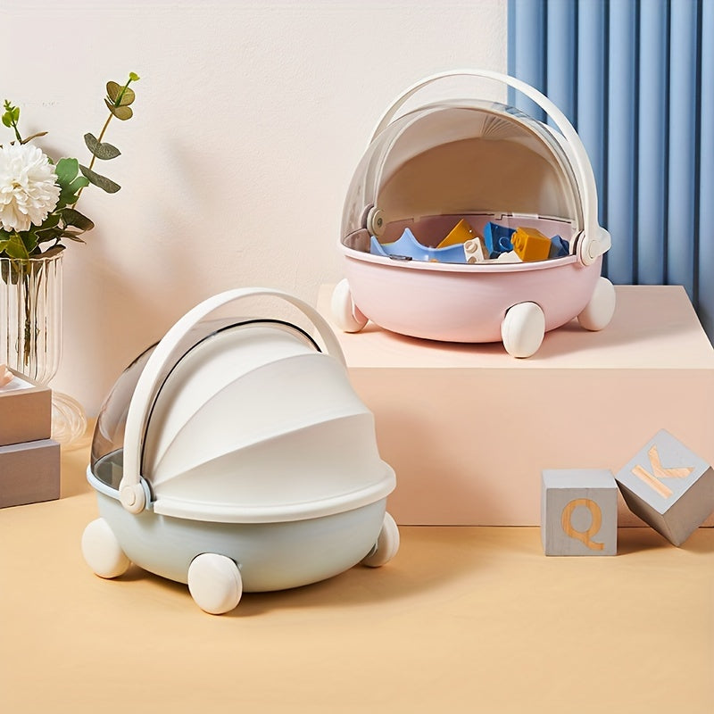 Cartoon Desktop Storage Box Portable Flip Top Toys Debris Storage Box
